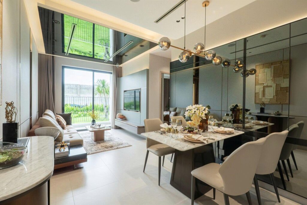 Không gian sống tinh tế tại nhà mẫu Fenica - dự án đang thu hút gia đình trẻ với mức giá từ 1,79 tỷ đồng.
